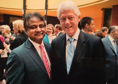 Ambassador Osman Siddique with President Bill Clinton